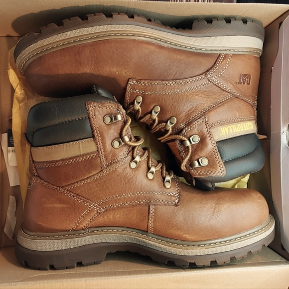 CATERPILLAR STEELTOE WORK BOOTS - Picture 1 of 9